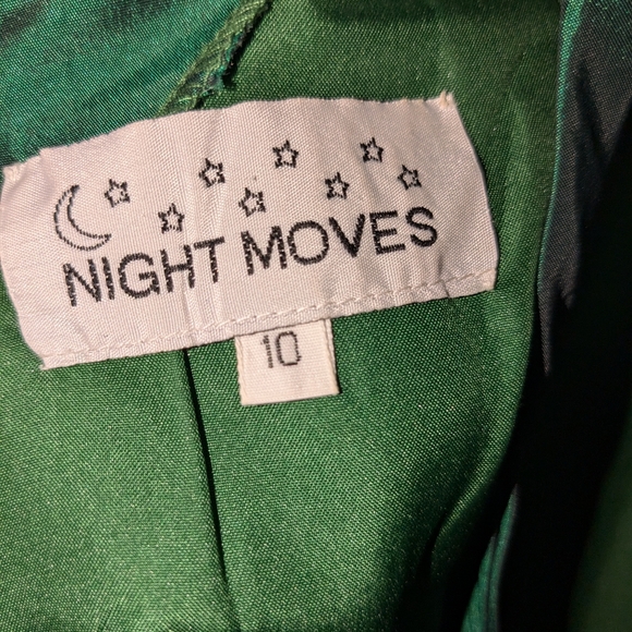 Hunter Green Night Moves Prom Dress (Style #5878) - Picture 6 of 8